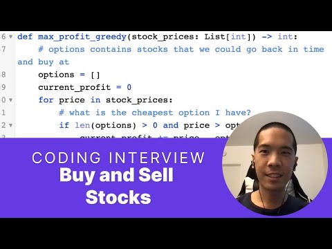 Python Software Engineer Mock Interview: Buy and Sell a Stock