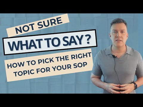 How to Pick a Research Topic for Your SOP (Even If You’re Unsure)