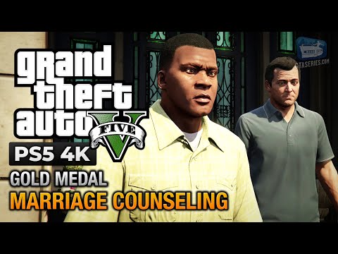 GTA 5 PS5 - Mission #8 - Marriage Counseling [Gold Medal Guide - 4K 60fps]