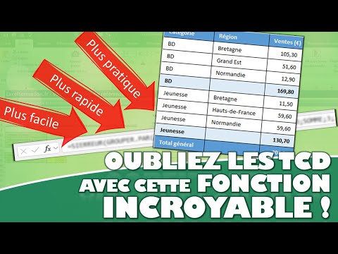 Replacing TCDs with an Excel function is now possible (and even rather easy!)