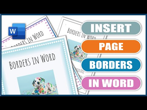 Borders in Word | How to use page border in MS Word | MS Word tutorials