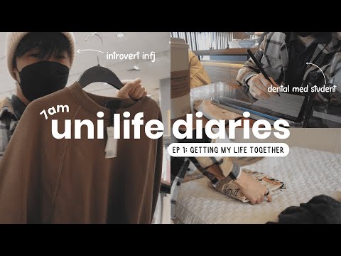 7am uni vlog | life of a dental medicine student, getting my life together during finals 🎓 | ep. 1