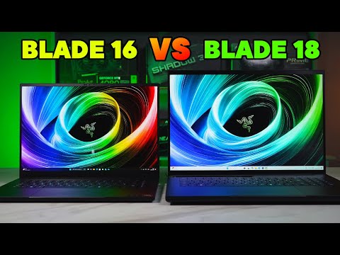 Razer Blade 16 vs Razer Blade 18 - Portability Vs Power!