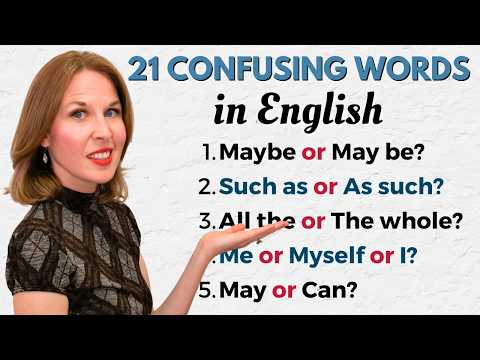 21 Confusing English Words | English Vocabulary