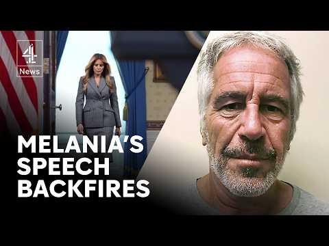 Epstein victims react to Melania Trump's surprise White House speech