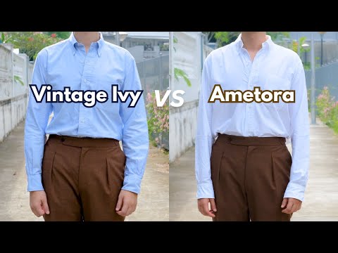 Vintage Ivy vs Ametora | Kamakura OCBD Shirt Comparison
