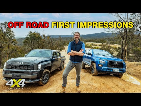 Kia Tasman & Mitsubishi Triton - First Drive Off-Road