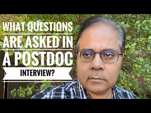 What are the questions asked in a postdoc interview? (as a PhD)