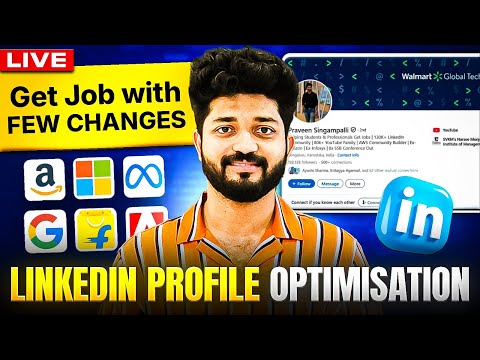 Get your Linkedin profile optimised and verified with these simple steps || Join me live today