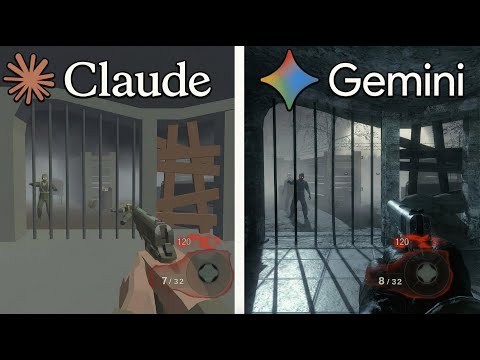 Claude AI vs Gemini Make Nacht Der Untoten From Scratch