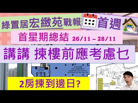 綠置居宏緻苑戰報@首星期總結, 下星期揀樓部署, 仲有乜兩房單位剩,講講 揀樓前應考慮乜 Jocason Housing 朗天苑,安樺苑,安麗苑,綠置居2024揀樓