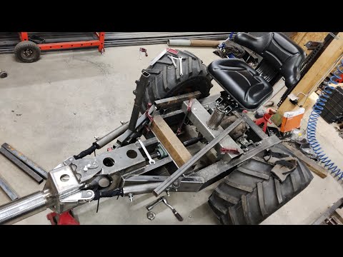 6x6 Mini Forwarder BUILD Ep.10 - Seat & Cylinder Mounts