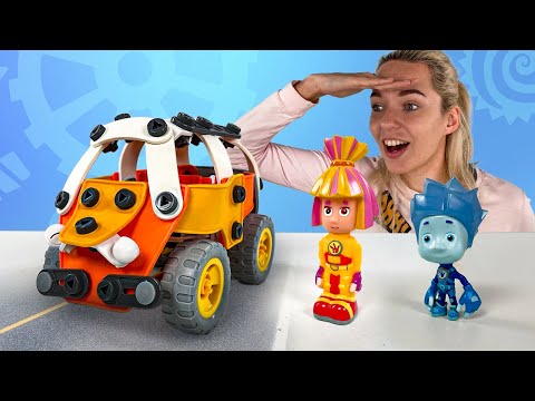 Фиксики - 🚙 Делаем машинку для фиксиков ✌ - Мультик из игрушек