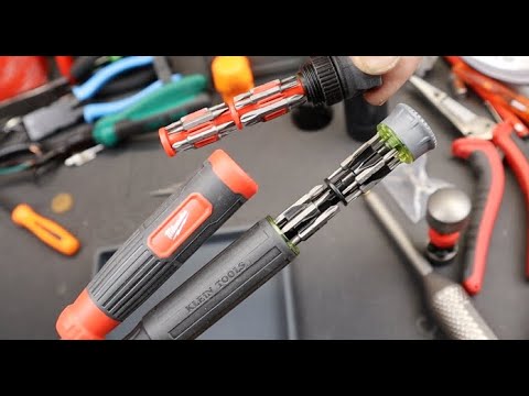 Riding the Bit Carousel: Klein vs Milwaukee 27-in-1 precision drivers with onboard storage.