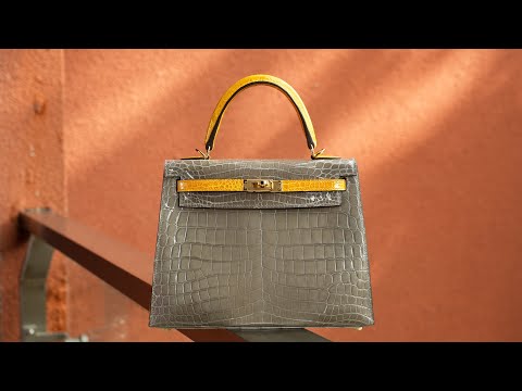 Made a Kelly in Niloticus Crocodile Leather