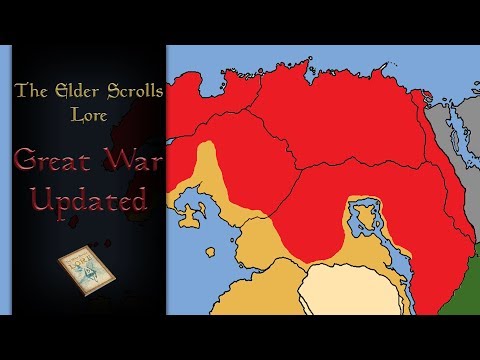 The Great War Explained (With map & Updated) - Elder Scrolls Lore