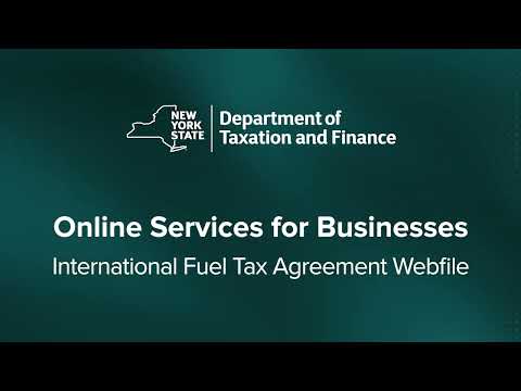 Online Services for Businesses - International Fuel Tax Agreement Webfile