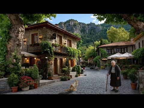 A Greek Mountain Village Above the Clouds - The Hidden Gem of Greece