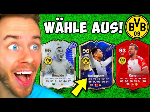 BORUSSIA DORTMUND Karriere - ABER PLAYER PICKS bestimmen meine TRANSFERS! 🍀⚽️