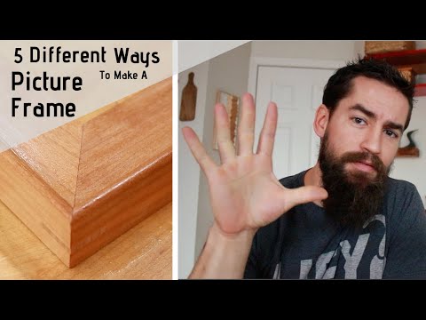 How To Make A Picture Frame - 5 Different Techniques