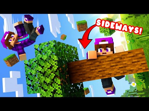 Minecraft.. But It's Sideways?!