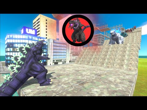 Rampage Super Godzilla vs Shimo + 25 Level Monster + Shin Godzilla to Save Space Godzilla