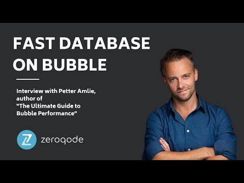 Fast Database. Cheat code for your Bubble app performance: Interview with Petter Amlie.