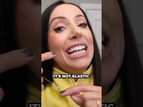 flossing teeth with a dental hygienist #shorts