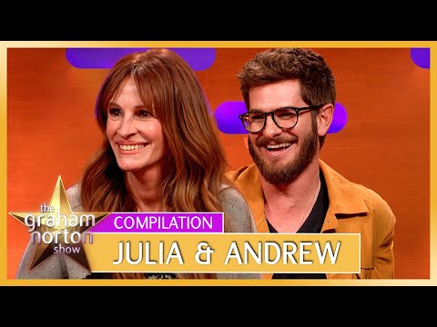 Julia Roberts & Andrew Garfield Light Up The Sofa On The Graham Norton Show