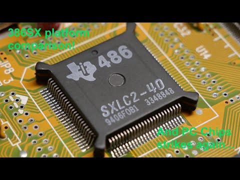 386SX-40 vs 486SLC-40 vs 486SXLC2-40 and the Curse of PC Chips