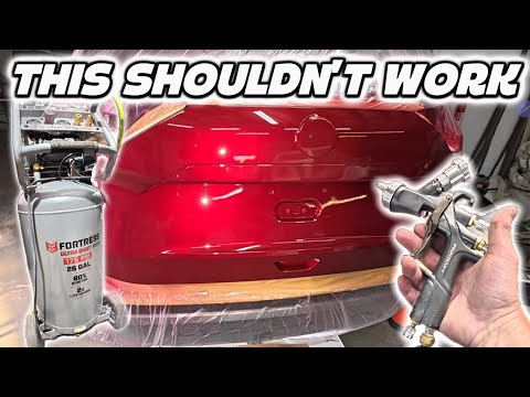 No Paint Booth, Tiny Compressor, Cheap Paint… Surprising results! Wait Until You See This!