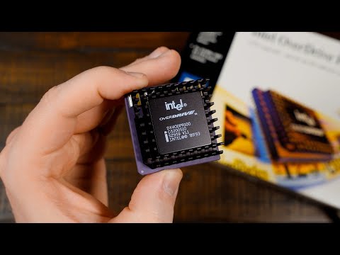 Sticking a 100MHz 486 OverDrive in the LGR Woodgrain PC