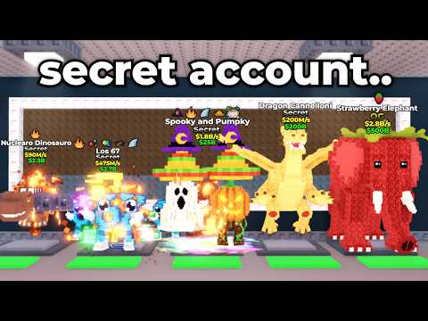 Revealing My SECRET Steal A Brainrot Account..
