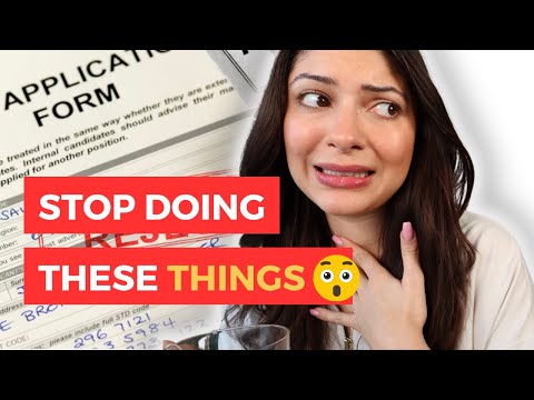 you didn't get the job... and it's your fault