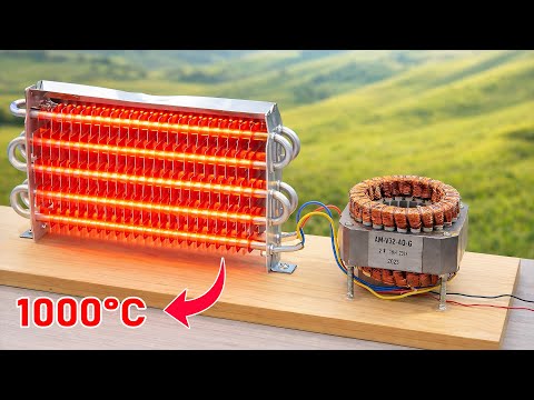 Free Hot Heater from Washing Machine Motor That No One Know! Free Heat All Year Round