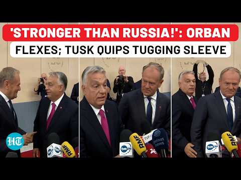 NATO Members’ Awkward Moment On Russia: Orban’s Bold Claim, Tusk’s Playful Approval Steal The Show