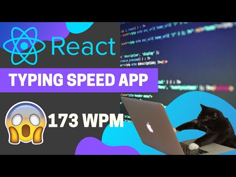 Build a typing speed app with React - React Tutorial