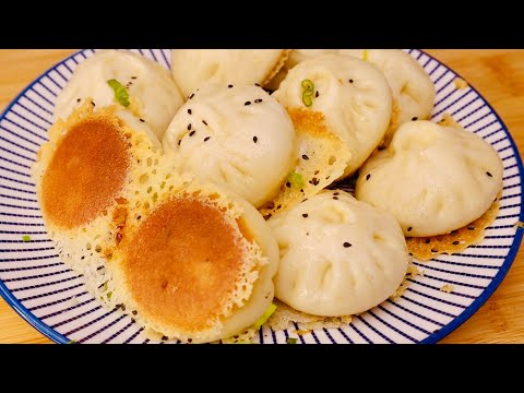 🥇暢銷的水煎包再也不用排隊買了！師傅悄悄教我的秘訣，100%成功，好吃到忘不掉【阿栗食譜256】