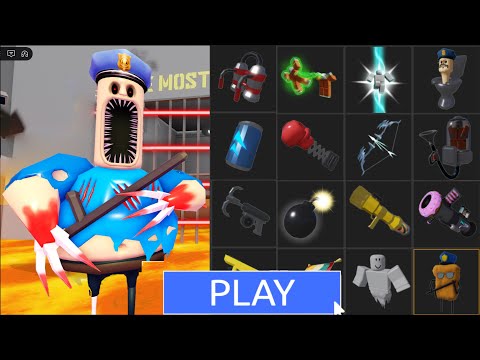 [NEW] BARRY.EXE BARRY'S PRISON RUN! (OBBY) HARD MODE Use All Items Roblox Update Morph Escape Unlock