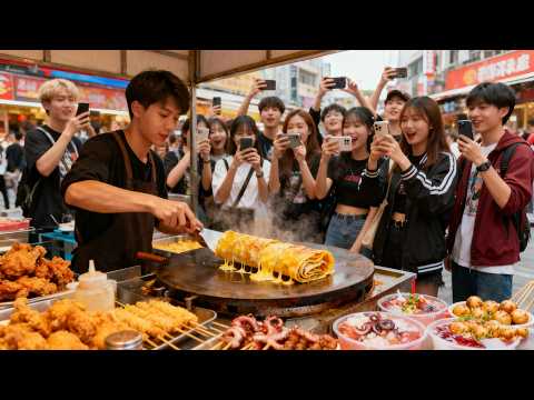 中国年轻人最喜爱的街头美食，50种诱人美味，让人无法抗拒！