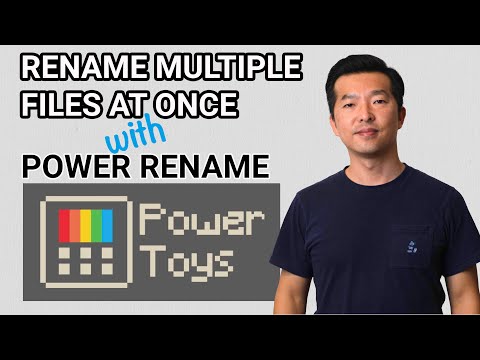 Batch Rename Files in Windows using PowerRename (PowerToys)
