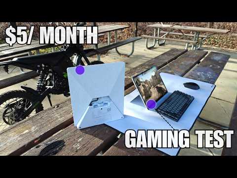 Gaming on Starlink Mini's $5 Per Month Unlimited Plan