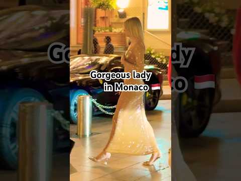 🇲🇨Gorgeous lady #monaco #luxury