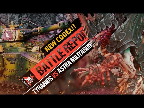 **NEW CODEX!!** Tyranids vs Astra Militarum | 3,000 POINTS Warhammer 40k Battle Report