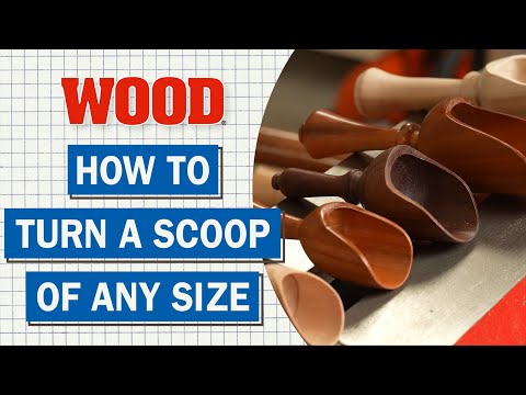 Turned Kitchen Scoop - WOOD magazine