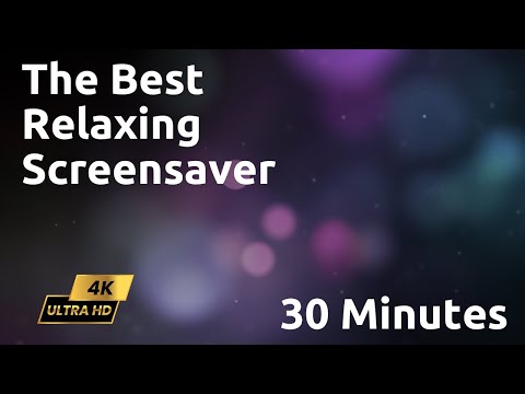 All Color Unfocused Circles - Relax Screensaver - 4K