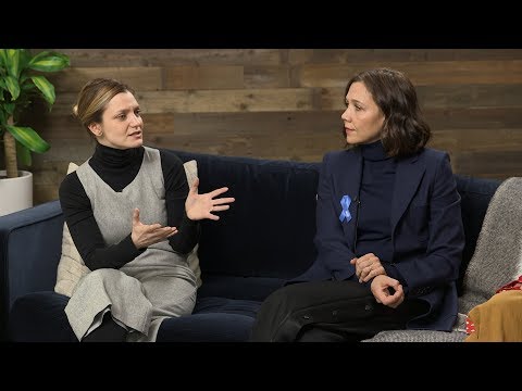 Maggie Gyllenhaal discusses her film "The Kindergarten Teacher" at IndieWire's Sundance Studio