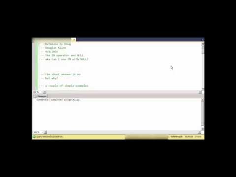Can I use NULL with the IN operator in SQL?