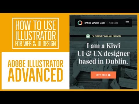 How to use Illustrator for Web & UI design - Illustrator Advanced Training [51/53]