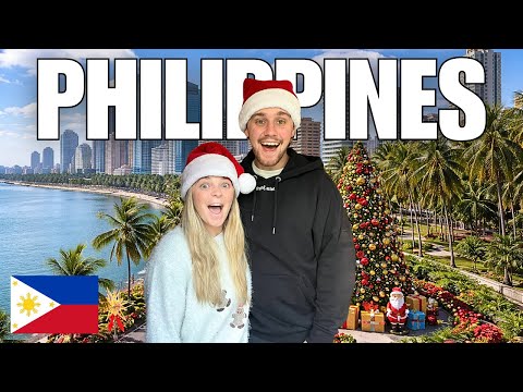 OUR FIRST TIME BACK IN THE PHILIPPINES 🇵🇭 (Christmas in Manila SHOCKED us!)